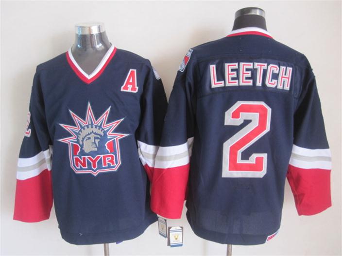 New York Rangers #2 Brian Leetch Navy Blue Throwback CCM Jerseys,We sell and wholesale New York Rangers #2 Brian Leetch Navy Blue Throwback CCM Jerseys on line form chian!