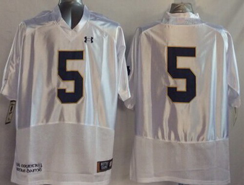 Notre Dame Fighting Irish #5 Everett Golson 2014 White Jerseys,We sell and wholesale Notre Dame Fighting Irish #5 Everett Golson 2014 White Jerseys on line form chian!