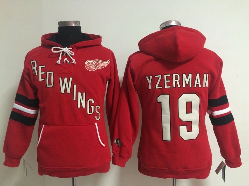 Womens Detroit Red Wings #19 Steve Yzerman Red Old Time Hockey Hoodie,We sell and wholesale Womens Detroit Red Wings #19 Steve Yzerman Red Old Time Hockey Hoodie on line form chian!