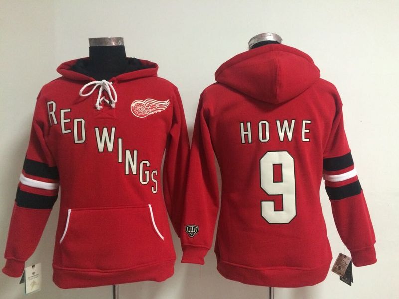 Womens Detroit Red Wings #9 Gordie Howe Red Old Time Hockey Hoodie,We sell and wholesale Womens Detroit Red Wings #9 Gordie Howe Red Old Time Hockey Hoodie on line form chian!