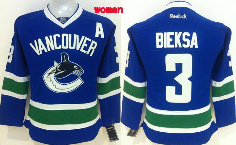 Womens Vancouver Canucks #3 Kevin Bieksa Blue Jerseys,We sell and wholesale Womens Vancouver Canucks #3 Kevin Bieksa Blue Jerseys on line form chian!