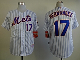 New York Mets #17 Keith Hernandez 2015 White Pinstripe Jerseys,baseball caps,new era cap wholesale,wholesale hats