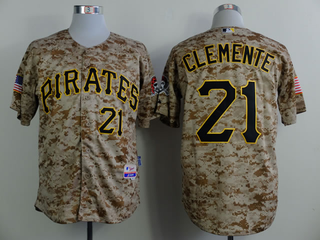 Pittsburgh Pirates #21 Roberto Clemente 2015 Camo Jerseys,We sell and wholesale Pittsburgh Pirates #21 Roberto Clemente 2015 Camo Jerseys on line form chian!