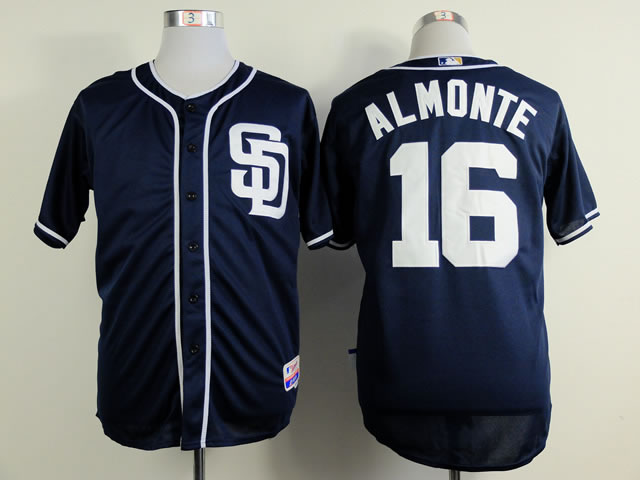 San Diego Padres #16 Abraham Almonte Navy Blue Jerseys,We sell and wholesale San Diego Padres #16 Abraham Almonte Navy Blue Jerseys on line form chian!