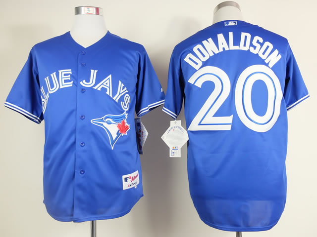 Toronto Blue Jays #20 Josh Donaldson Blue Jerseys,We sell and wholesale Toronto Blue Jays #20 Josh Donaldson Blue Jerseys on line form chian!
