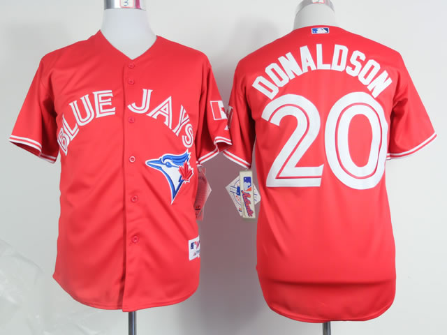 Toronto Blue Jays #20 Josh Donaldson Red Jerseys,We sell and wholesale Toronto Blue Jays #20 Josh Donaldson Red Jerseys on line form chian!