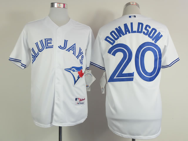 Toronto Blue Jays #20 Josh Donaldson White Jerseys,We sell and wholesale Toronto Blue Jays #20 Josh Donaldson White Jerseys on line form chian!