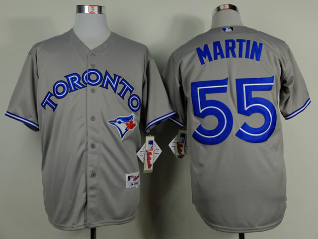 Toronto Blue Jays #55 Russell Martin Gray Jerseys,We sell and wholesale Toronto Blue Jays #55 Russell Martin Gray Jerseys on line form chian!