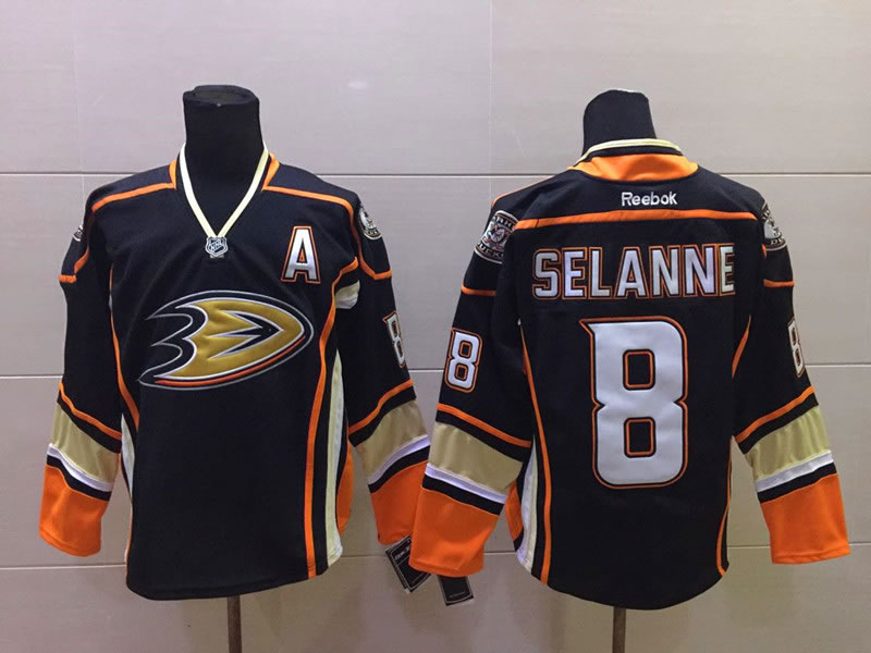 Anaheim Ducks #8 Teemu Selanne 2014 Black Jerseys,We sell and wholesale Anaheim Ducks #8 Teemu Selanne 2014 Black Jerseys on line form chian!