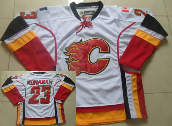 Calgary Flames #23 Sean Monahan White Jerseys,We sell and wholesale Calgary Flames #23 Sean Monahan White Jerseys on line form chian!