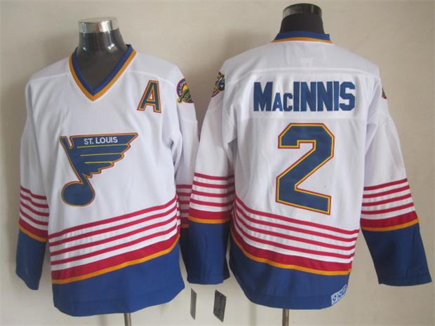 St. Louis Blues #2 Al MacInnis 1995 White Throwback CCM Jerseys,We sell and wholesale St. Louis Blues #2 Al MacInnis 1995 White Throwback CCM Jerseys on line form chian!
