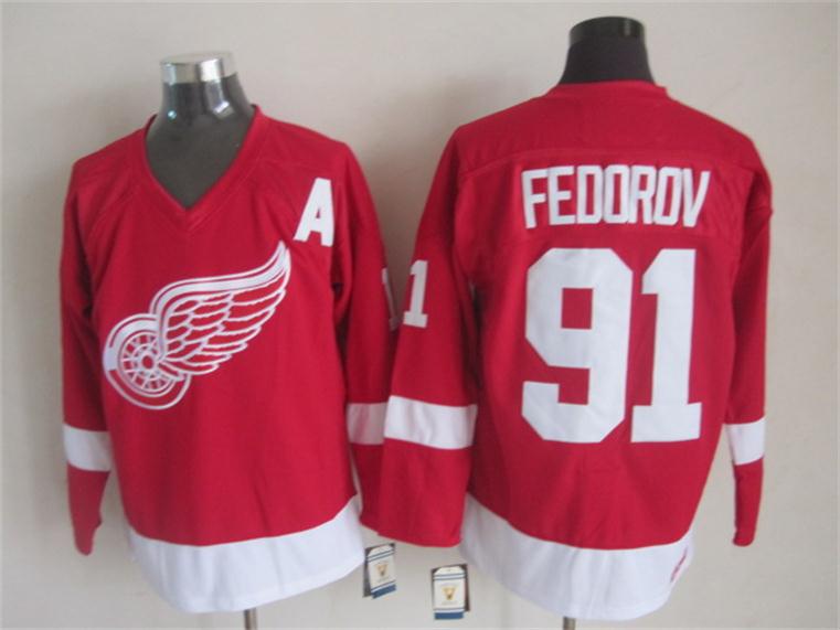 Detroit Red Wings #91 Sergei Fedorov Red Throwback CCM Jerseys,We sell and wholesale Detroit Red Wings #91 Sergei Fedorov Red Throwback CCM Jerseys on line form chian!