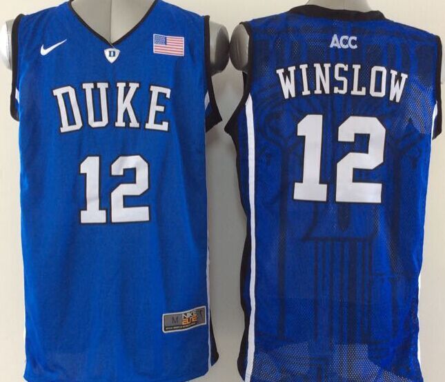 Duke Blue Devils #12 Justise Winslow Blue Jerseys,We sell and wholesale Duke Blue Devils #12 Justise Winslow Blue Jerseys on line form chian!