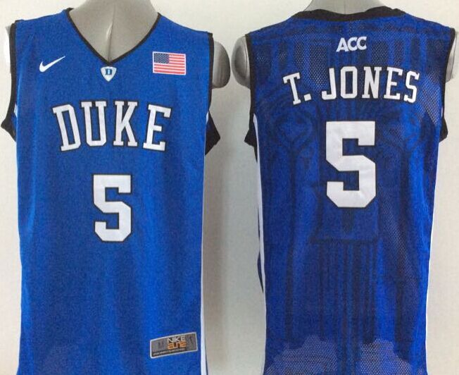 Duke Blue Devils #5 Tyus Jones Blue Jerseys,We sell and wholesale Duke Blue Devils #5 Tyus Jones Blue Jerseys on line form chian!