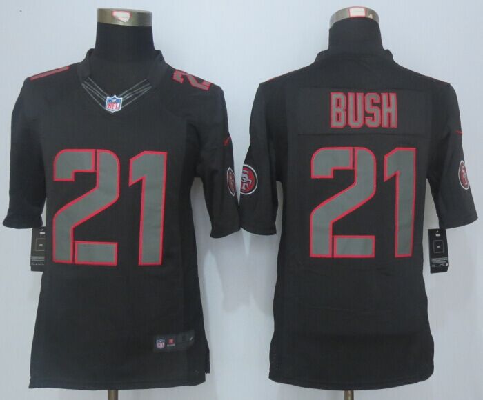 Nike Limited San Francisco 49ers #21 Reggie Bush Impact Black Jerseys,We sell and wholesale Nike Limited San Francisco 49ers #21 Reggie Bush Impact Black Jerseys on line form chian!