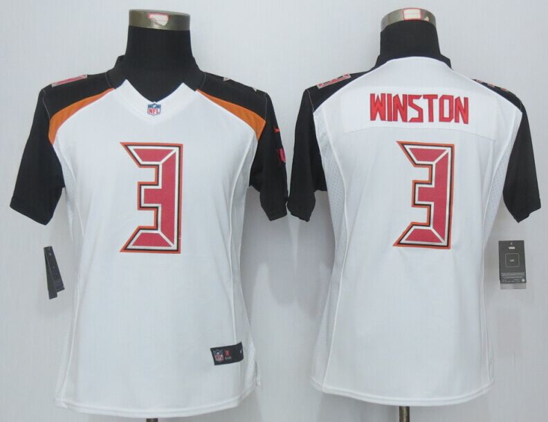 Womens Nike Limited Tampa Bay Buccaneers #3 Winston White Jerseys,We sell and wholesale Womens Nike Limited Tampa Bay Buccaneers #3 Winston White Jerseys on line form chian!