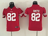 Youth Nike San Francisco 49ers #82 Smith Red Game Jerseys,baseball caps,new era cap wholesale,wholesale hats