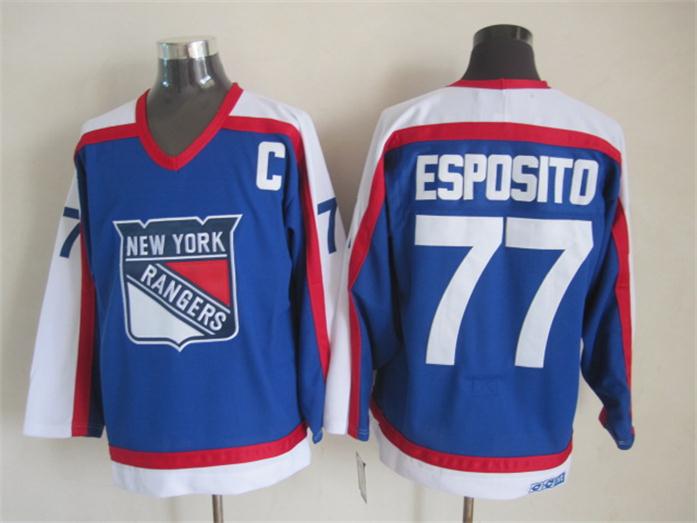 New York Rangers #77 Esposito Light Blue With White Throwback CCM Jerseys,We sell and wholesale New York Rangers #77 Esposito Light Blue With White Throwback CCM Jerseys on line form chian!