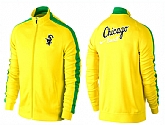 MLB Chicago White Sox Team Logo 2015 Men Baseball Jacket (4),baseball caps,new era cap wholesale,wholesale hats