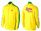 MLB Minnesota Twins Team Logo 2015 Men Baseball Jacket (4),baseball caps,new era cap wholesale,wholesale hats