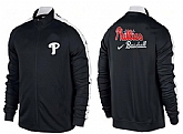 MLB Philadelphia Phillies Team Logo 2015 Men Baseball Jacket (6),baseball caps,new era cap wholesale,wholesale hats