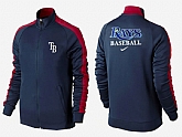 MLB Tampa Bay Rays Team Logo 2015 Men Baseball Jacket (19),baseball caps,new era cap wholesale,wholesale hats