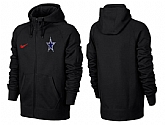 Men Dallas Cowboys Team Logo Full Zip NFL Hoodie (20),baseball caps,new era cap wholesale,wholesale hats