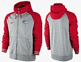 Men Denver Broncos Team Logo Full Zip NFL Hoodie (13),baseball caps,new era cap wholesale,wholesale hats