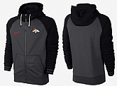 Men Denver Broncos Team Logo Full Zip NFL Hoodie (17),baseball caps,new era cap wholesale,wholesale hats