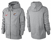 Men Denver Broncos Team Logo Full Zip NFL Hoodie (22),baseball caps,new era cap wholesale,wholesale hats