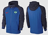 Men Green Bay Packers Team Logo Full Zip NFL Hoodie (2),baseball caps,new era cap wholesale,wholesale hats