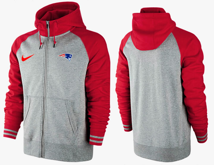 Men New England Patriots Team Logo Full Zip NFL Hoodie (1),We sell and wholesale Men New England Patriots Team Logo Full Zip NFL Hoodie (1) on line form chian!