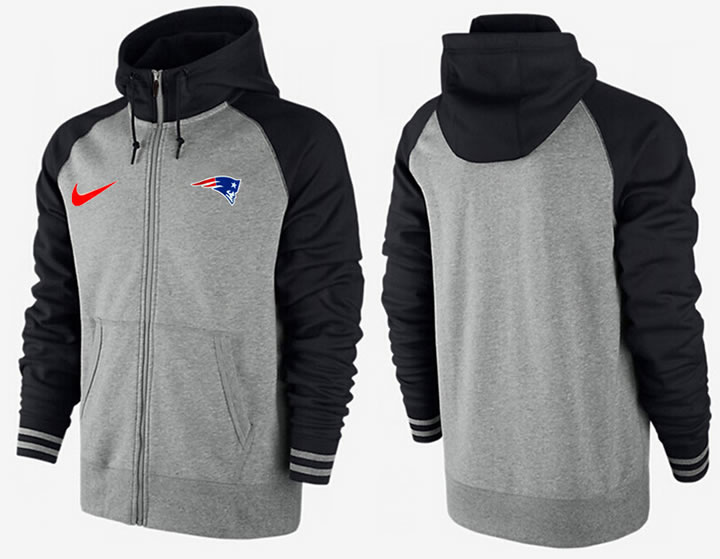 Men New England Patriots Team Logo Full Zip NFL Hoodie (4),We sell and wholesale Men New England Patriots Team Logo Full Zip NFL Hoodie (4) on line form chian!