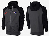 Men New England Patriots Team Logo Full Zip NFL Hoodie (5),baseball caps,new era cap wholesale,wholesale hats