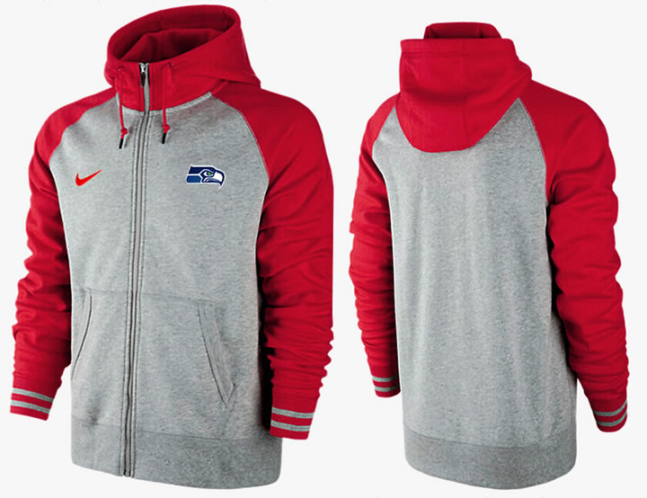 Men Seattle Seahawks Team Logo Full Zip NFL Hoodie (24),We sell and wholesale Men Seattle Seahawks Team Logo Full Zip NFL Hoodie (24) on line form chian!