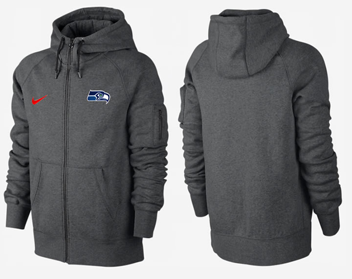 Men Seattle Seahawks Team Logo Full Zip NFL Hoodie (8),We sell and wholesale Men Seattle Seahawks Team Logo Full Zip NFL Hoodie (8) on line form chian!