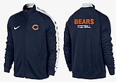 NFL Chicago Bears Team Logo 2015 Men Football Jacket (13),baseball caps,new era cap wholesale,wholesale hats