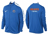 NFL Chicago Bears Team Logo 2015 Men Football Jacket (16),baseball caps,new era cap wholesale,wholesale hats