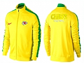 NFL Kansas City Chiefs Team Logo 2015 Men Football Jacket (4),baseball caps,new era cap wholesale,wholesale hats