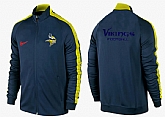 NFL Minnesota Vikings Team Logo 2015 Men Football Jacket (15),baseball caps,new era cap wholesale,wholesale hats
