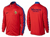 NFL Minnesota Vikings Team Logo 2015 Men Football Jacket (7),baseball caps,new era cap wholesale,wholesale hats