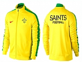 NFL New Orleans Saints Team Logo 2015 Men Football Jacket (4),baseball caps,new era cap wholesale,wholesale hats