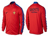 NFL New Orleans Saints Team Logo 2015 Men Football Jacket (7),baseball caps,new era cap wholesale,wholesale hats