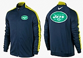 NFL New York Jets Team Logo 2015 Men Football Jacket (15)