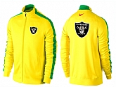 NFL Oakland Raiders Team Logo 2015 Men Football Jacket (4)