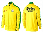 NFL Pittsburgh Steelers Team Logo 2015 Men Football Jacket (23),baseball caps,new era cap wholesale,wholesale hats