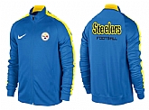 NFL Pittsburgh Steelers Team Logo 2015 Men Football Jacket (36)