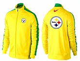 NFL Pittsburgh Steelers Team Logo 2015 Men Football Jacket (4),baseball caps,new era cap wholesale,wholesale hats