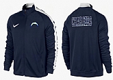 NFL San Diego Chargers Team Logo 2015 Men Football Jacket (32),baseball caps,new era cap wholesale,wholesale hats