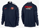 NFL San Francisco 49ers Team Logo 2015 Men Football Jacket (32),baseball caps,new era cap wholesale,wholesale hats